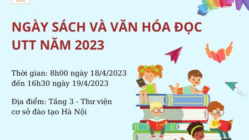 Kế hoạch tổ chức “Ngày Sách và Văn hóa đọc UTT năm 2023”